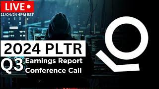 LIVE Palantir Earnings Call 2024 | Financial Results & Market Reaction | $PLTR Stock Rise or Fall?