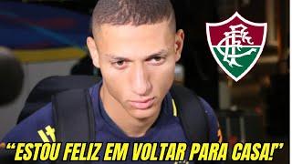 AEROPORTO LOTADO! RICHARLISON CHEGA AO BRASIL PARA ASSINAR COM O FLUMINENSE " SONHO REALIZADO"