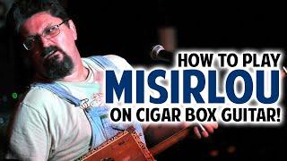 How to Play Misirlou on Cigar Box Guitar by Shane Speal