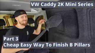 VW Caddy 2k Sound Deadening, Insulation & Carpet Part 3 Conversion Caddy Camper Micro