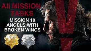 Metal Gear Solid V: The Phantom Pain - All Mission Tasks (Mission 10 - Angels With Broken Wings)