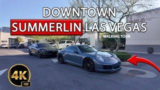 Downtown Summerlin Las Vegas - 4K Walking Tour - August 2024 ️