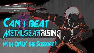 Metal Gear Rising - Can I beat MGRR with Only SCISSORS? - Part 1