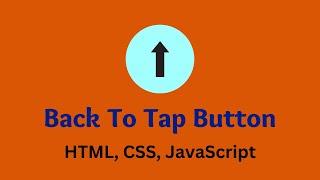 How To Create a Scroll Back To Top Button