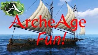 Spinning Boat Glitch - Archeage Fun!