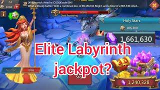 100k Holy Stars give Elite Labyrinth Jackpot? Lords Mobile