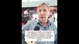 "Aeroplani u kthy mbrapsht pas 200km udhtim, eshte anulu fluturimi shkaku i zogjve ...!