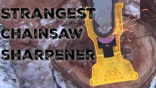 Testing the Strangest Chain Saw Sharpener on Amazon - Surprising results!