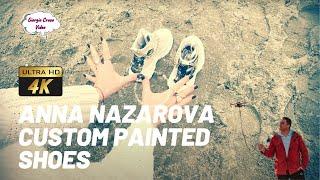 Anna Nazarova Custom Painted Shoes