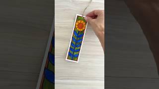 DIY bookmark! Because painting bookmarks is so fast and satisfying ️