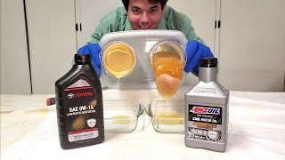 Toyota Synthetic Oil vs AMSOIL 0W-16 Cold Flow Test