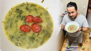 COMO FAZER CALDO VERDE - RECEITA PORTUGUESA COM MANUEL TESTINHA