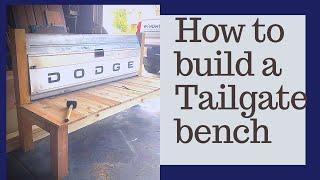 How to Build a tailgate Bench