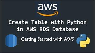 AWS RDS with Python Tutorial | How Connect AWS RDS with Python using PyMySQL