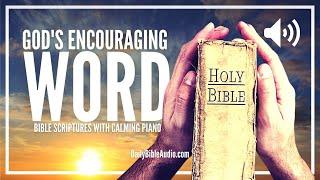 ENCOURAGING SCRIPTURES WITH MUSIC (8 HOURS) | KJV Bible Verses For Sleep, Peace, Protection