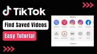 How To Find Saved Videos On TikTok ! [Quick & Easy]