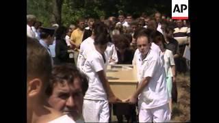 BOSNIA: FUNERAL OF WAR CRIMES SUSPECT KOVACEVIC