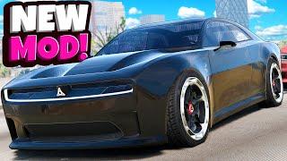 NEW Dodge Charger EV Is the BEST Police Chase Car in BeamNG Drive Mods!