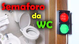 DIY Traffic Light for WC Toilette - Free or Busy?