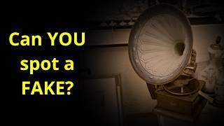 Avoid buying a fake gramophone! Some things to look out for