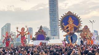 GIRGAON CHOWPATTY GANPATI VISARJAN 2023!!MUMBAI GANPATI VISARJAN