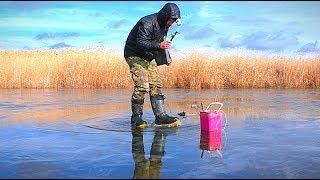 Я вышел на последний лёд. САМЫЙ ОПАСНЫЙ. Рыбалка на щуку. Жерлицы. Зимняя рыбалка.