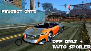 PEUGEOT ONYX || DFF ONLY + WITH AUTO SPOILER || BY HBA MODZ || [1080p 60FPS]