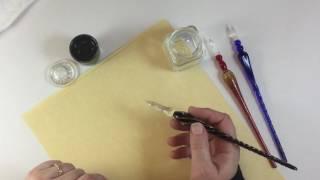 How to Use a Glass Dip Pen