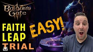 Faith Leap Trial EASY! Baldur's Gate 3 Gauntlet of Shar