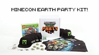 MINECON Earth Party Kit UNBOXED!