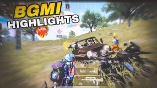 BGMI HIGHLIGHTS 1VS4 CLUTCH ️ REDMI K50I BGMI GAMEPLAY 60/90 FPS