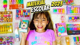 Comprando Material Escolar 2023 | Jéssica Godar e Laurinha e Helena e Gabriel