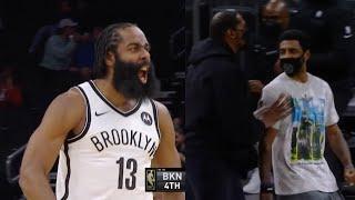 James Harden shocks teammates with CLUTCH three | Nets vs Suns