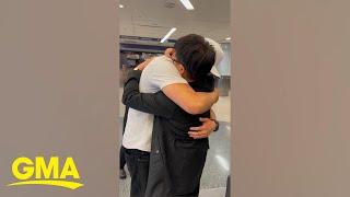 Mom reunites with son after 40 years apart