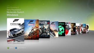 Xbox 360 NXE Dashboard Theme for Pegasus Frontend