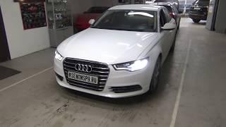 AUDI A6 + LUMA I5+NEW . Замена стёкол фар + чернение масок