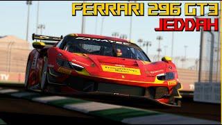 1.58.931 | Ferrari 296 GT3 | Jeddah Corniche Circuit Onboard | Assetto Corsa