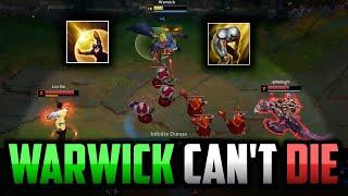 NEVER DIE ON WARWICK AGAIN.  ALWAYS 1v2 (THEY TRIED TO CAMP ME ) Warwick Beginners Guide Season 13