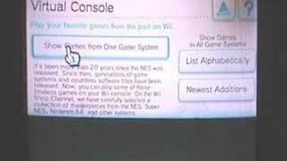 Wii Virtual Console Tour
