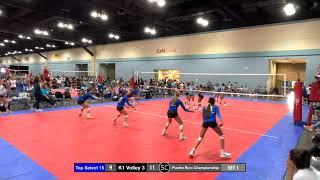 Addison Phillips # 22 - Libero C/O 2028 - 2025 Puerto Rico Chamionships vs K1 Volley 3_1 & 2