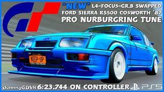 *NEW* GT7 - SWAPPED Ford Sierra RS 500 Cosworth '87 Pro Tune | Nurburgring Setup Gran Turismo 7 1.56