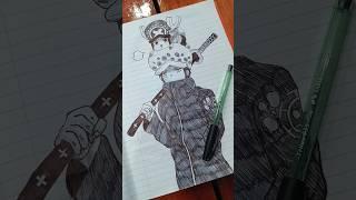 Trafalgar Law Drawing 