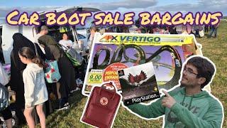 I bought all this at the CAR BOOT SALE!!