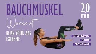 BAUCHMUSKEL WORKOUT / Burn Your Abs in 20 min | Katja Seifried