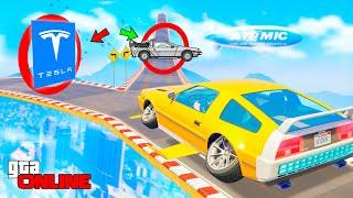 YOU WILL DROP A FLYING DELORIAN OR TESLA! TRY YOUR LUCK! - GOOD / BAD CHECKPOINT IN GTA 5 ONLINE