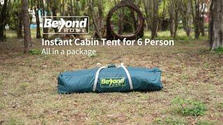 User Guide | BeyondHOME 6-Person Instant Cabin Tent