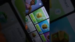 Sims mobile opening Luxe Heirloom chest and 150 cupcakes