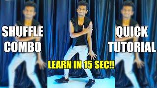 Easy Shuffle Combo Dance Tutorial | Dr. Nishant Nair | Dance FreaX | #Shorts