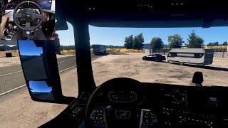 MAN TGX - Euro Truck Simulator 2 | Steering wheel gameplay