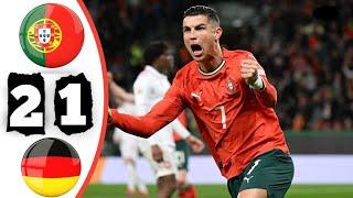 ПОРТУГАЛИЯ 2-1 ГЕРМАНИЯ ОБЗОР МАТЧА И ВСЕ ГОЛЫ! ГОЛ РОНАЛДУ В ВОРОТА ГЕРМАНИИ И ЕГО СЛОВА ПОСЛЕ